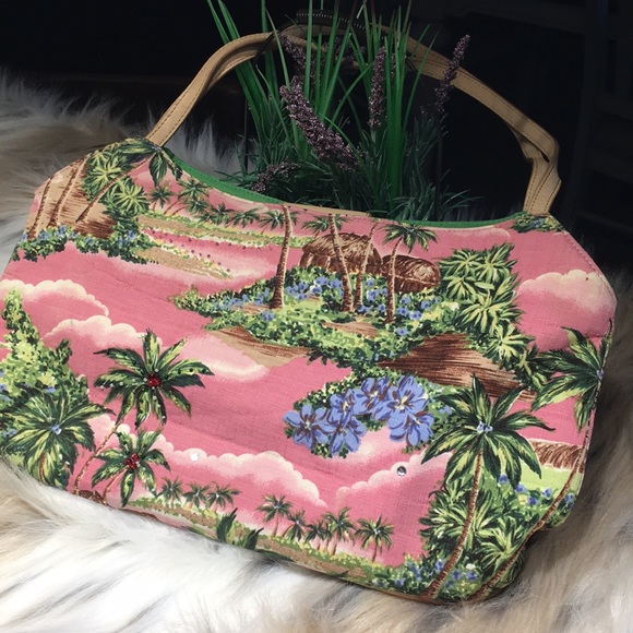 fossil forever Bags Tropical Hawaiian Beaded Shoulder Purse By